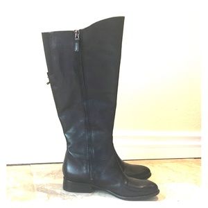 Black leather Franco Sarto Boots